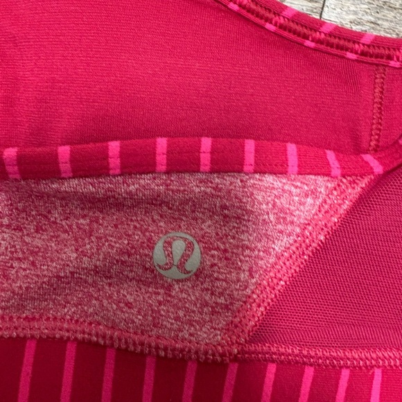 lululemon athletica Pink Striped Sports Bra - Picture 6 of 9